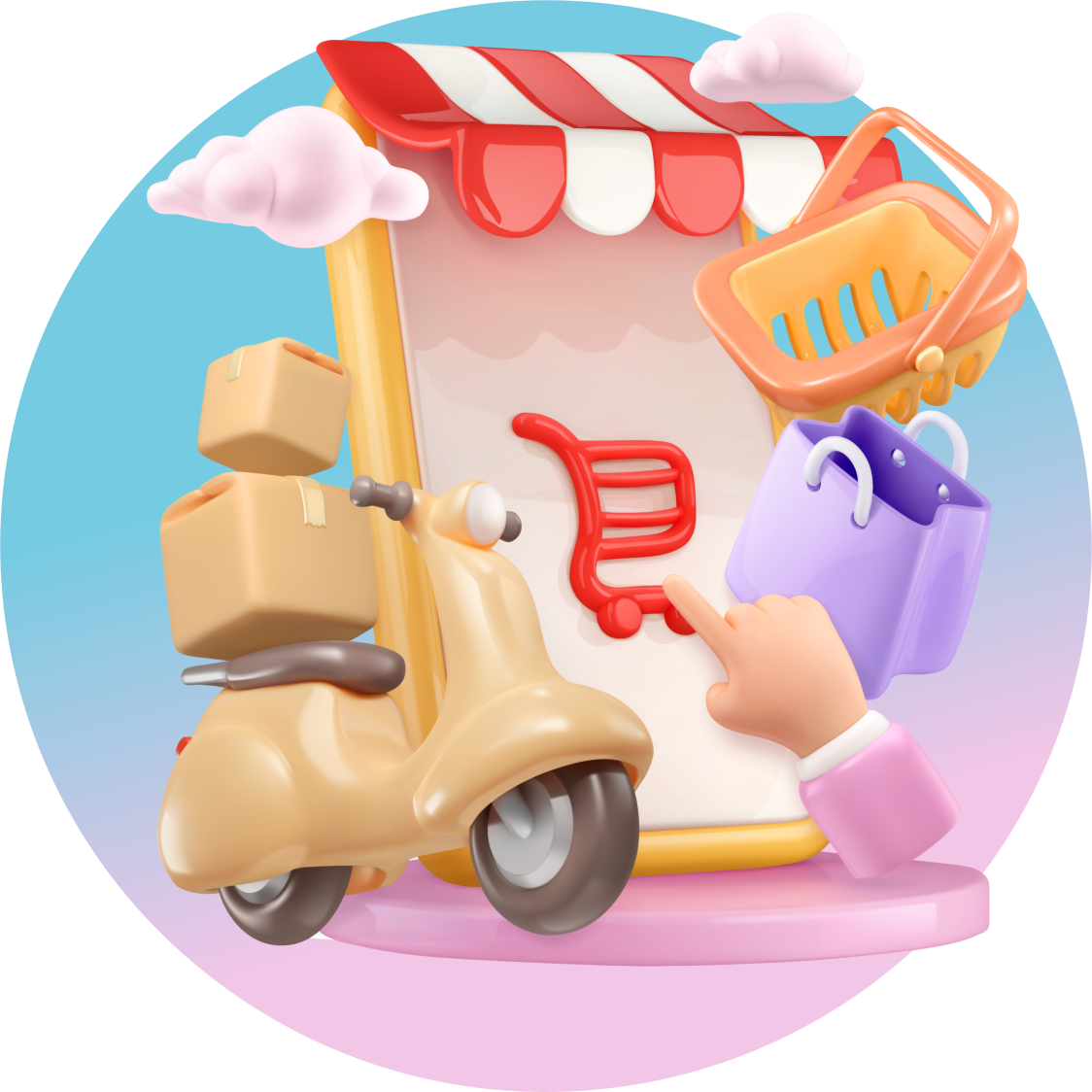 shopping agent icon