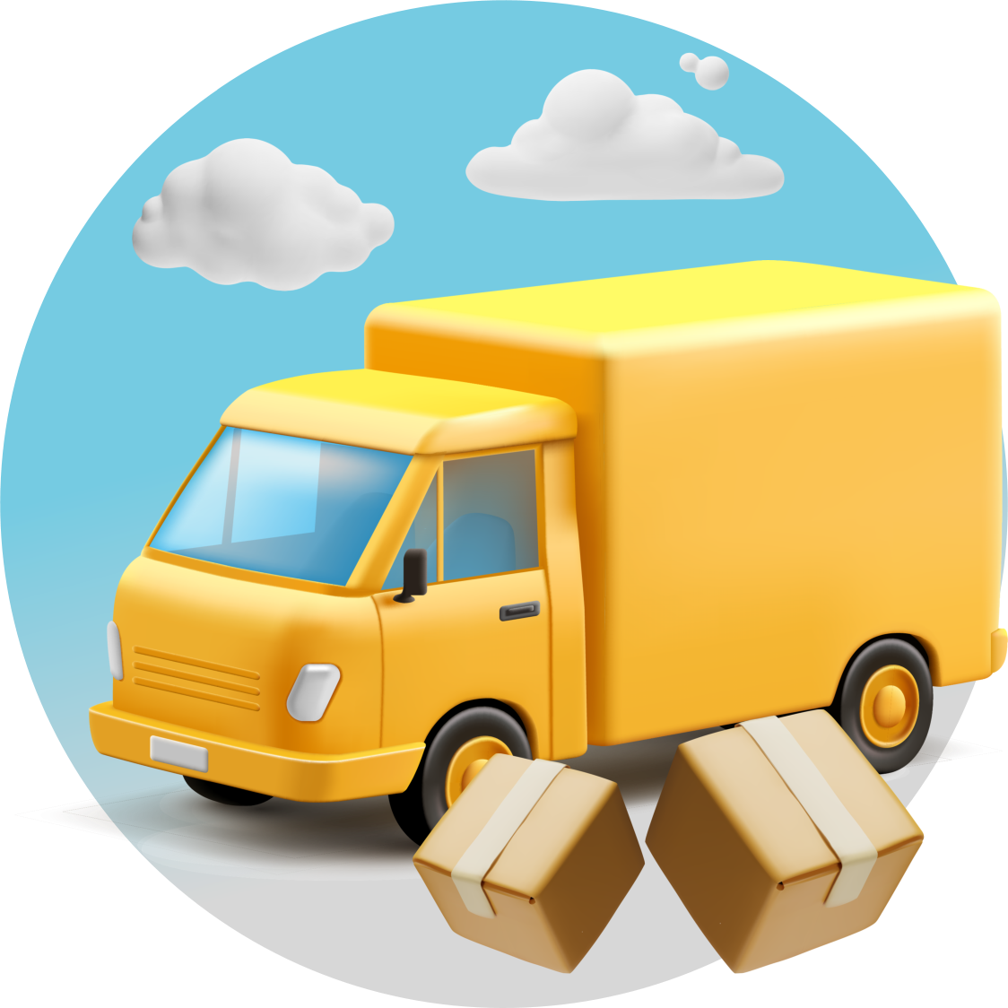 land shipping icon